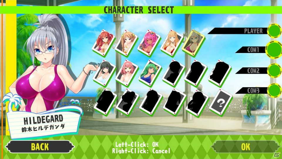 リゾートで常夏ポーカー！PC「Poker Pretty Girls Battle:Texas Hold'em」が10月22日にSteamにて配信決定の画像5