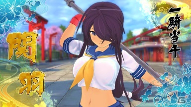 PS4/PS Vita「閃乱カグラ ESTIVAL VERSUS -少女達の選択-」に「一騎当千」から孫策、関羽、呂布がプレイアブルキャラクターとして参戦！の画像7