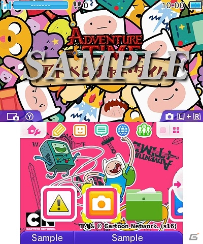 アニメ「アドベンチャー・タイム」の3DS用テーマ3種が配信―お得なセットも同時販売の画像1