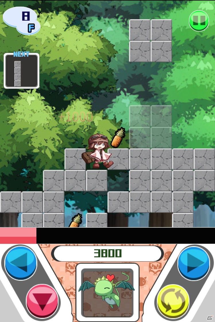 少女と竜は無限階段の頂きに―iOS/Android向けアクションパズル「ピコとラコ～無限階段を制覇せよ！～」が配信の画像5