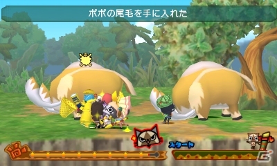 3DS「モンハン日記 ぽかぽかアイルー村DX」どうぶつの森から「たぬきちの服」が到着！コラボ衣装獲得クエストが配信の画像7
