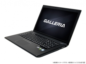 サードウェーブデジノス、ゲーミングノートパソコン「GALLERIA QSF960HG/QSF960HE」を発売―SSD 120GBプレゼントも同時開催の画像1