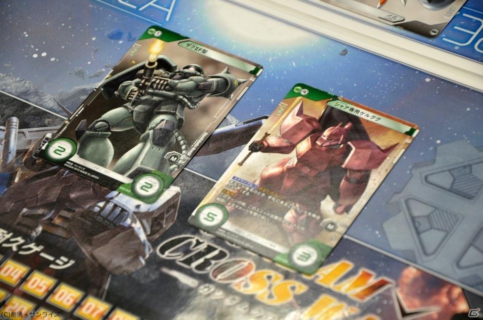 TCG「ガンダムクロスウォー」構築済みスターターデッキ「めぐりあい宇宙」「舞い降りる剣」が本日発売！両デッキの対戦をリプレイの画像3