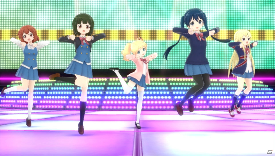 PS Vita「ミラクルガールズフェスティバル」宇宙でのライブも楽しめる個性的なステージ6種が公開―きんモザ、WUG、575のダンスもチェックの画像13