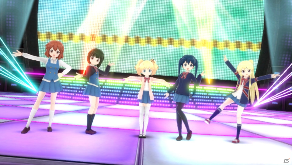 PS Vita「ミラクルガールズフェスティバル」宇宙でのライブも楽しめる個性的なステージ6種が公開―きんモザ、WUG、575のダンスもチェックの画像17