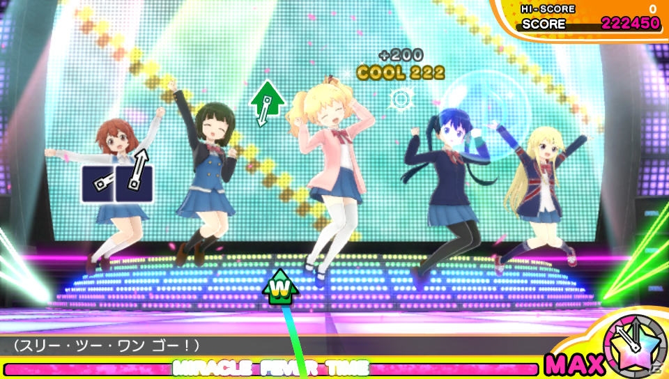 PS Vita「ミラクルガールズフェスティバル」宇宙でのライブも楽しめる個性的なステージ6種が公開―きんモザ、WUG、575のダンスもチェックの画像20