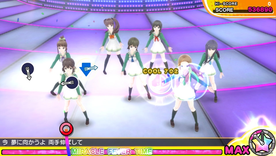 PS Vita「ミラクルガールズフェスティバル」宇宙でのライブも楽しめる個性的なステージ6種が公開―きんモザ、WUG、575のダンスもチェックの画像28