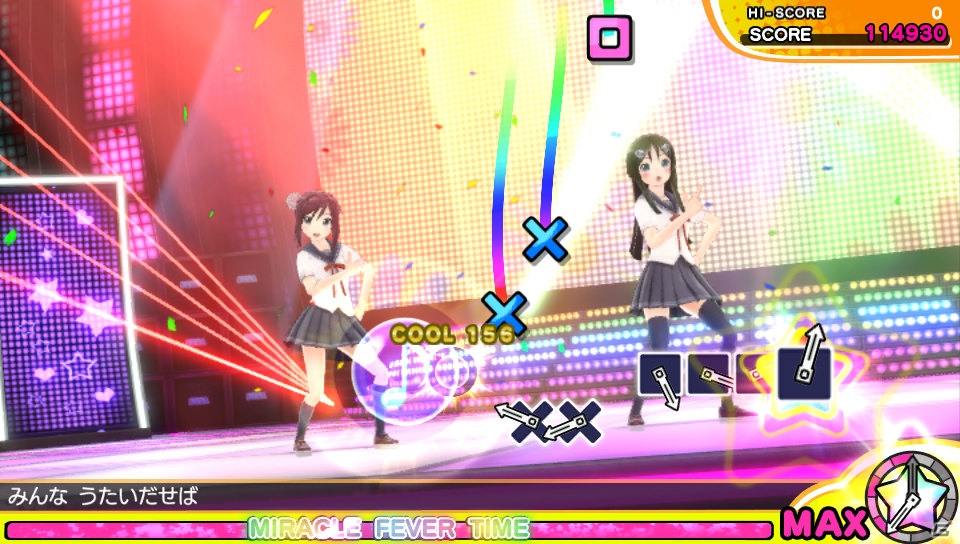 PS Vita「ミラクルガールズフェスティバル」宇宙でのライブも楽しめる個性的なステージ6種が公開―きんモザ、WUG、575のダンスもチェックの画像39
