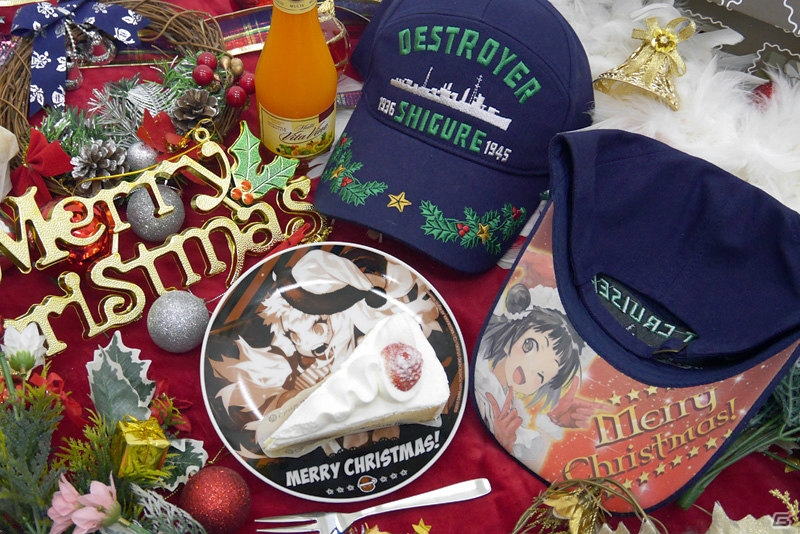 「艦これ」よりクリスマスに向けた那珂＆時雨のアポロキャップ、北方棲姫のクリスマスプレートが初回生産限定で登場！の画像1