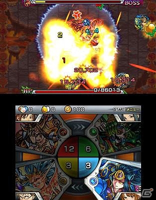 3DS「モンスターストライク」3DS版オリジナルの悪魔・忍者系モンスターを紹介！上下2画面による迫力あるバトルも公開の画像24