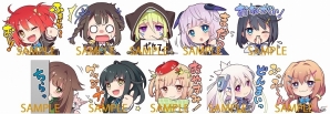 「アンジュ・ヴィエルジュ ～第2風紀委員 ガールズバトル～」のLINEスタンプが配信！「アンジュ・ヴィエルジュ」のアニメ化も決定の画像1