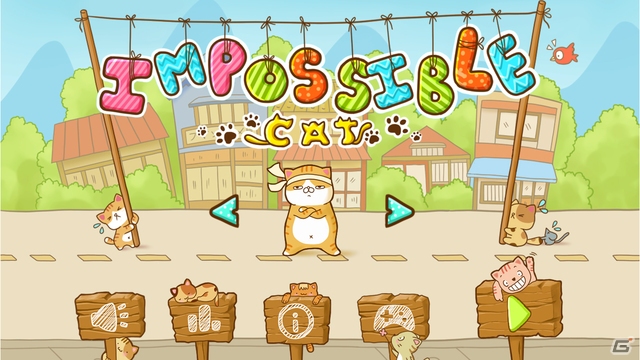 ブサかわいいデブ猫が初見殺しのステージに挑むランアクション！iOS/Android「オレに不可能はない！ byでぶ猫」が配信中の画像1