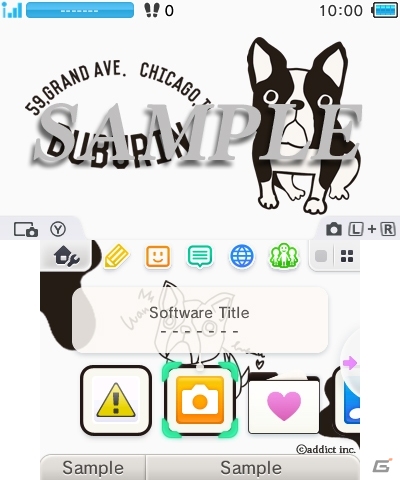 キュートでキョトンなフレンチブルドッグ「ブブリン」の3DS用テーマが配信開始の画像1
