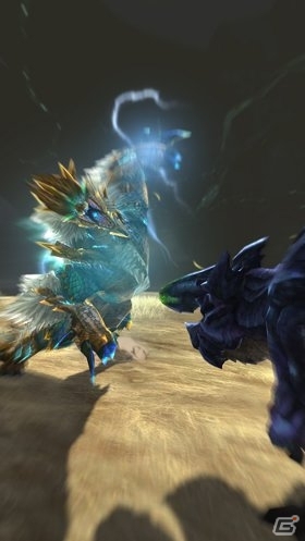超帯電状態のジンオウガを狩猟してトモにしよう！AC「モンスターハンター スピリッツ」02弾最後の緊急クエストが公開の画像6