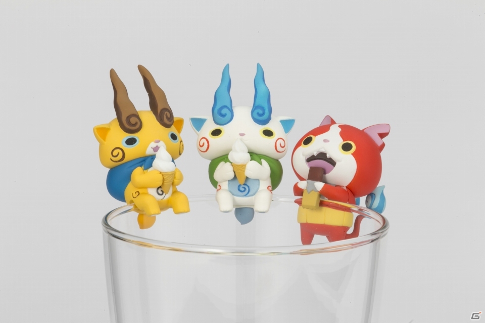 妖怪をコップのフチに飾れる「PUTITTO series 妖怪ウォッチ コップのフチに召喚!!」が10月23日に発売！ジバニャンとUSAピョンのバルーンもの画像3