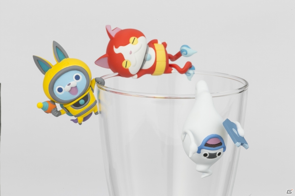 妖怪をコップのフチに飾れる「PUTITTO series 妖怪ウォッチ コップのフチに召喚!!」が10月23日に発売！ジバニャンとUSAピョンのバルーンもの画像4