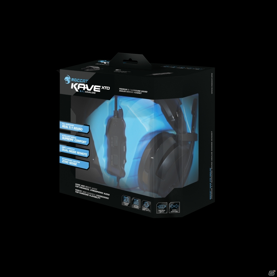 ROCCATのゲーミングヘッドセット「Kave XTD 5.1 Analog」が11月6日に発売決定―現在のROCCATの哲学を体現した技術の結晶の画像2