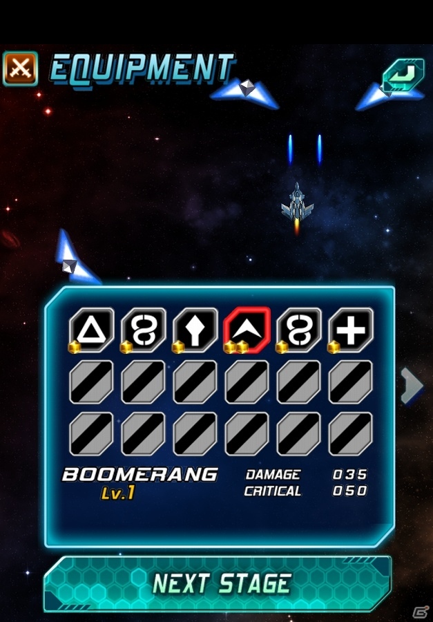 3体の僚機と変身合体を決めろ！ハクスラ方式のiOS/Android向けSTG「Galaxy Gladiator Genesis」が配信開始の画像9