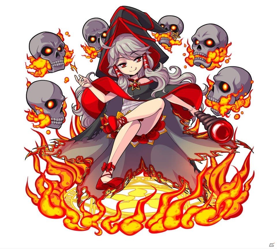 iOS/Android「ガルズモンズ」超難関「伝説級」ステージが初登場！「炎の大魔導師シドミ」などが登場する「火属性限定ガチャ」もの画像7