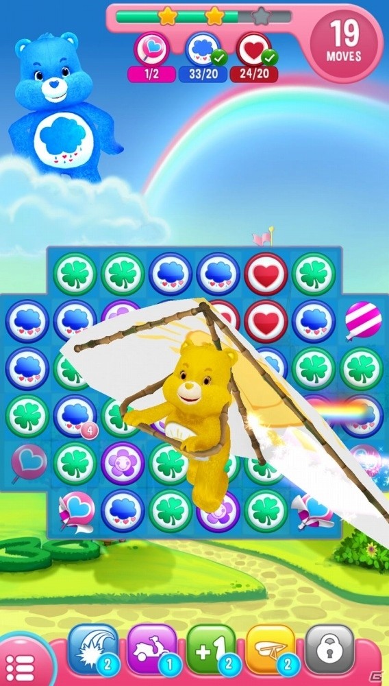 ケアベアが3マッチパズルゲームに！iOS/Android「ケアベア ベリーマッチ」日本語版が配信開始の画像4