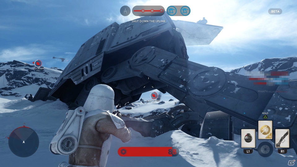 「Star Wars バトルフロント」β版レビュー！同盟軍も帝国軍も兵器もダース・ベイダーもひっちゃかめっちゃかの大乱戦！の画像34