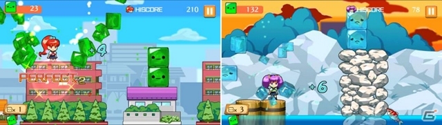 ゼリーぷちぷち爽快アクション「ふみふみ少女マシタちゃん」がGet!!プチアプリ forスゴ得にて配信の画像3