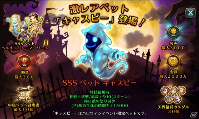 iOS/Android「レジェンドオブアトラン」ハロウィン限定ガチャ「ラッキーボックス」が登場！ハロウィンイベントも開催中の画像3