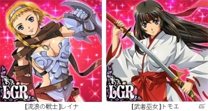 GREE「超破壊！！バルバロッサ」と「クイーンズブレイド」がコラボ！レイナやトモエが「バルバロッサ」の世界に登場の画像2