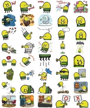 Lima Skyのキャラクター「doodle jump」のLINE クリエイターズスタンプが本日配信の画像5