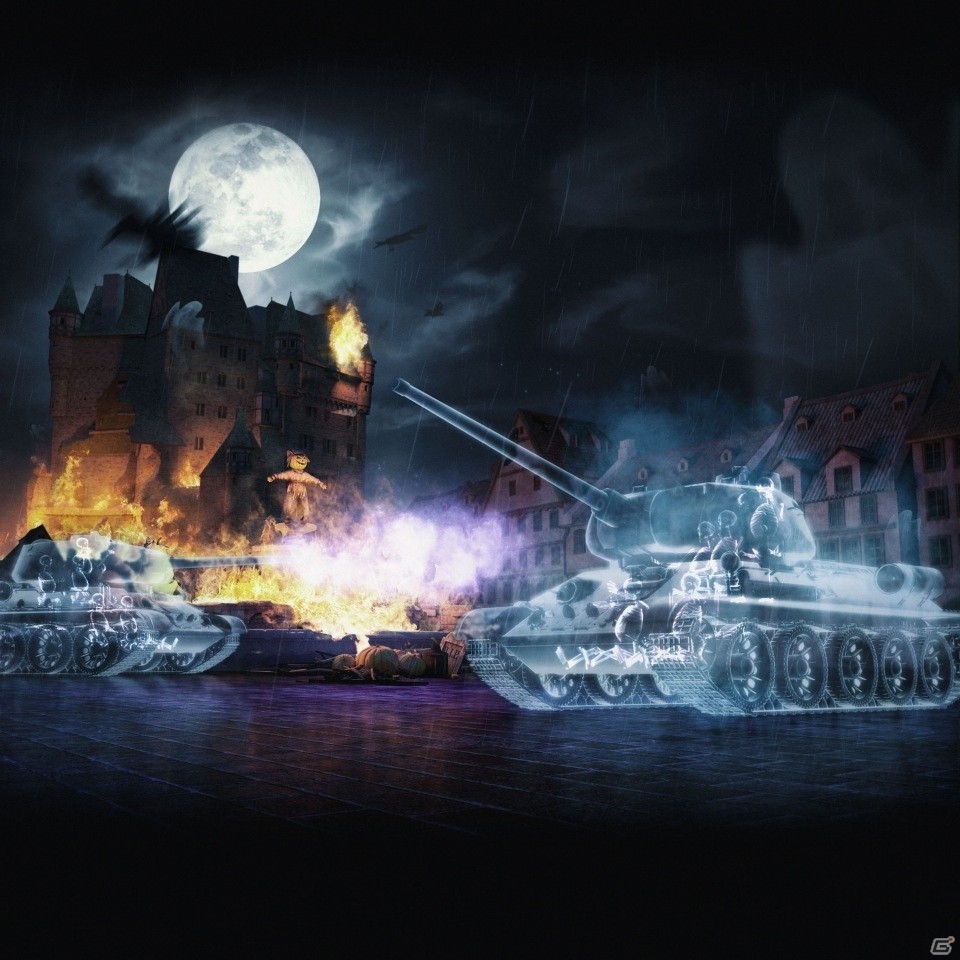戦車がスケスケだぜ!! Xbox One/Xbox 360版「World of Tanks」にてハロウィンモード「デッドシティー」が開催の画像1