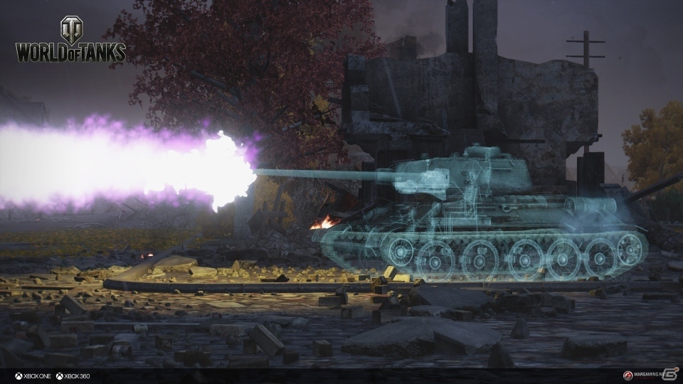 戦車がスケスケだぜ!! Xbox One/Xbox 360版「World of Tanks」にてハロウィンモード「デッドシティー」が開催の画像4