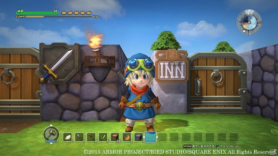 PS4/PS3/PS Vita「ドラゴンクエストビルダーズ」町の発展とともにレシピを習得！町の人たちは素材集め、バトルと主人公をサポートの画像4