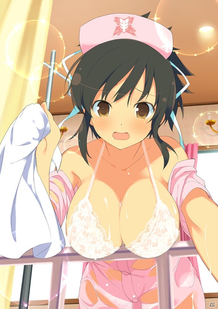 GREE/Mobage「閃乱カグラ NewWave Gバースト」ナース姿の夕焼を成長させよう！イベント「ナースコールがプルルプル♪」が開催の画像15
