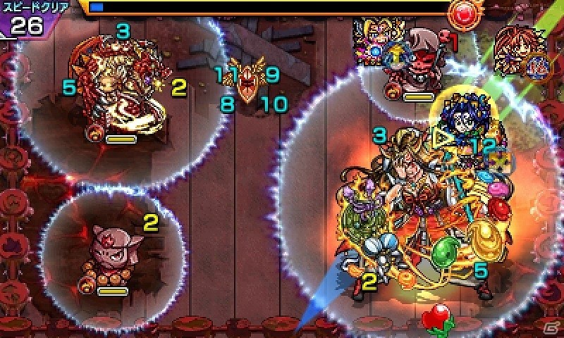 3DS「モンスターストライク」オリジナルモンスター・オリーブたちのステータスが公開！横長バトルの比較画像もチェックの画像12
