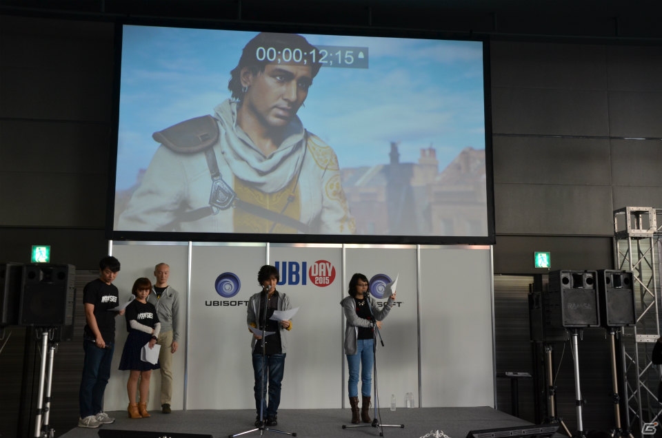 【UBIDAY 2015】ゲストに平川大輔さん、嶋村侑さんが登場！「アサシン クリード シンジケート」スペシャルステージをレポートの画像11