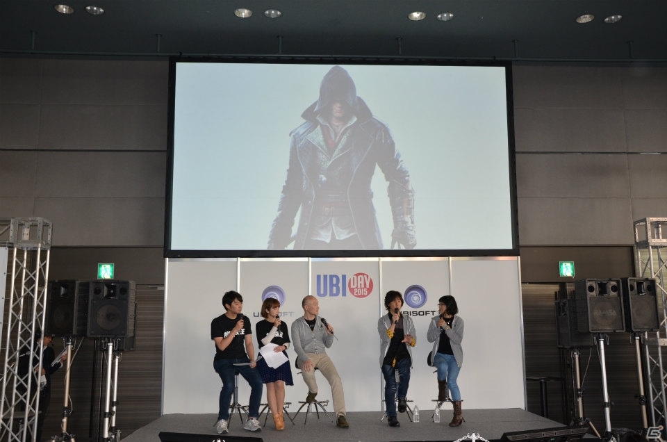 【UBIDAY 2015】ゲストに平川大輔さん、嶋村侑さんが登場！「アサシン クリード シンジケート」スペシャルステージをレポートの画像2