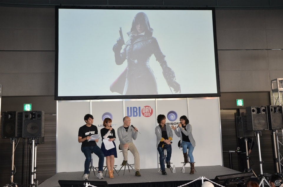 【UBIDAY 2015】ゲストに平川大輔さん、嶋村侑さんが登場！「アサシン クリード シンジケート」スペシャルステージをレポートの画像3