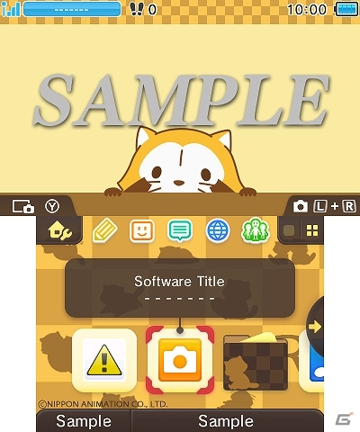 3種のキュートな「あらいぐまラスカル」の3DSテーマが配信開始！の画像2