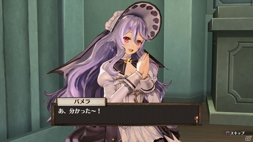 PS4/PS3/PS Vita「ソフィーのアトリエ」教会のシスター「パメラ・イービス」のキャラクターイメージ動画が公開の画像1