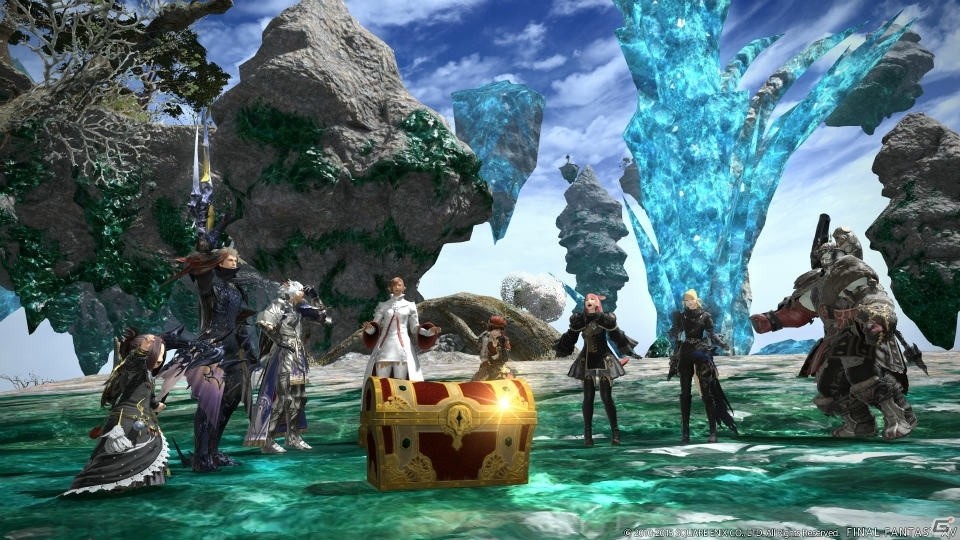 「ファイナルファンタジーXIV: 蒼天のイシュガルド」フライングマウントで探索する“雲海探索 ディアデム諸島”を紹介！の画像3