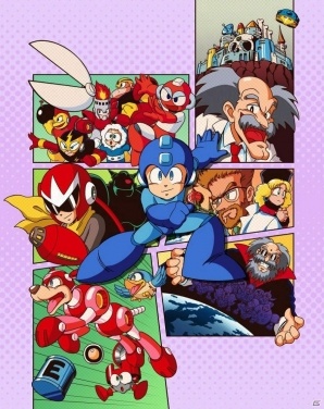 激レア 流星のロックマン クリアポスター 流星のロックマン