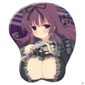 「閃乱カグラ」紫のおっぱいマウスパッド＆抱き枕カバーが予約開始！限定版にはクッションなども付属の画像1