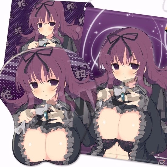 「閃乱カグラ」紫のおっぱいマウスパッド＆抱き枕カバーが予約開始！限定版にはクッションなども付属の画像4