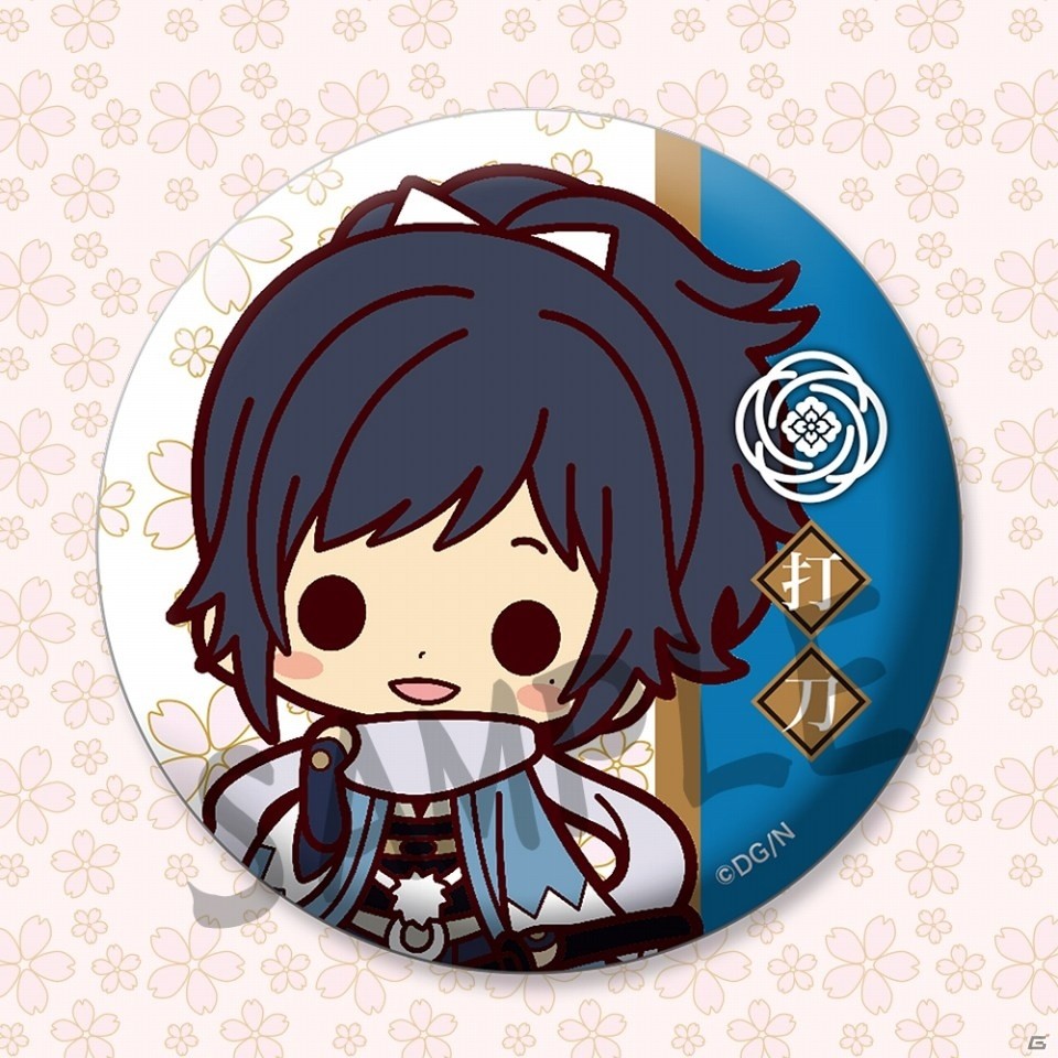 「刀剣乱舞-ONLINE-」デフォルメイラストを使用したトレーディング缶バッジ第1弾・第2弾が2016年2月より2ヶ月連続発売の画像5