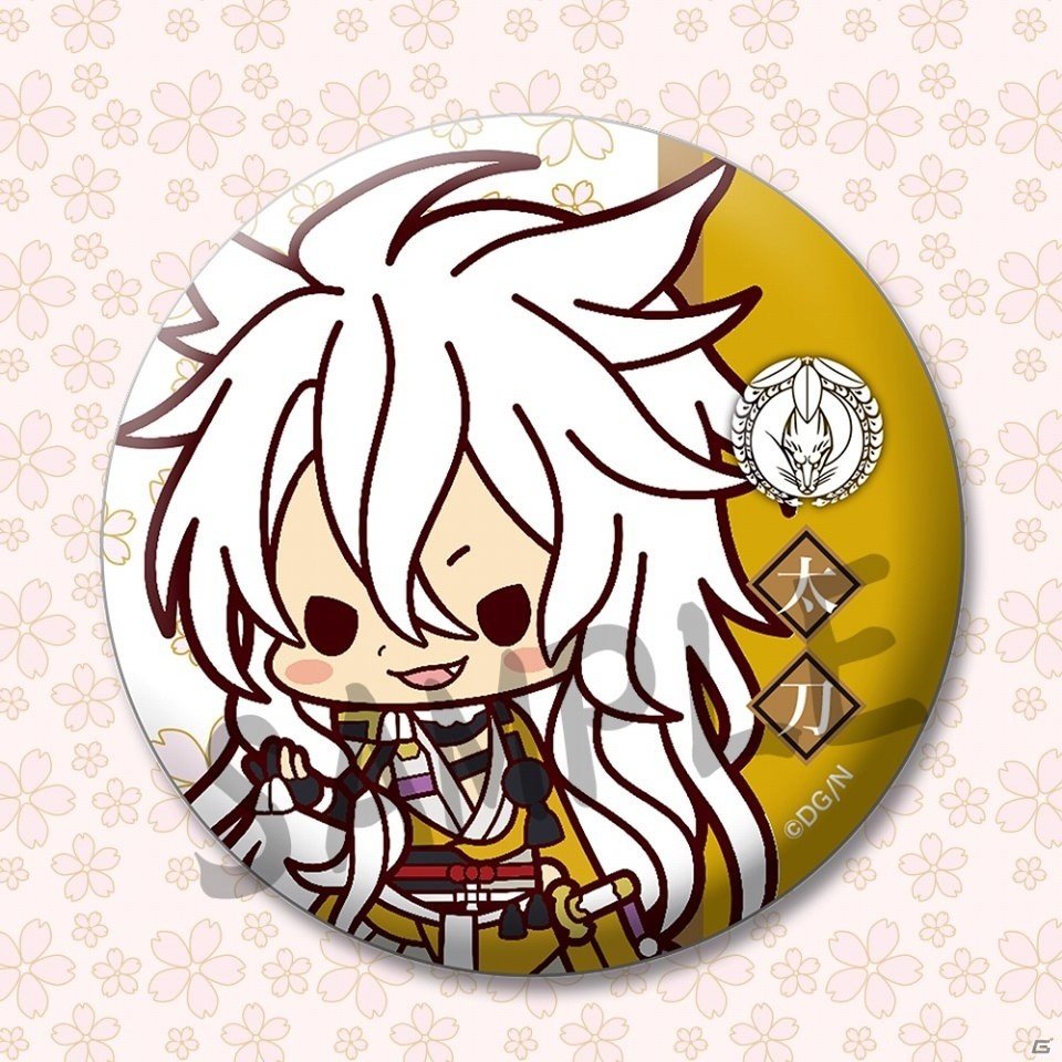 「刀剣乱舞-ONLINE-」デフォルメイラストを使用したトレーディング缶バッジ第1弾・第2弾が2016年2月より2ヶ月連続発売の画像6