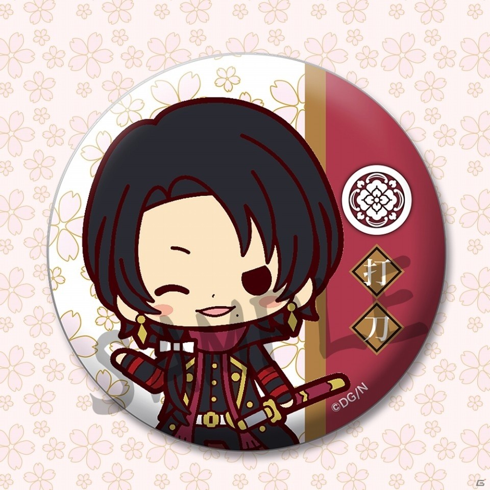 「刀剣乱舞-ONLINE-」デフォルメイラストを使用したトレーディング缶バッジ第1弾・第2弾が2016年2月より2ヶ月連続発売の画像7