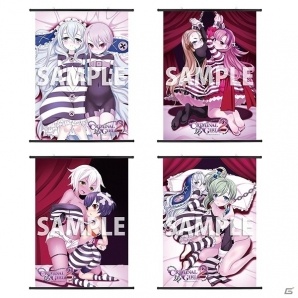 PS Vita「クリミナルガールズ2」おしおき中のヒロインたちを描いた4種のタペストリーが発売！の画像1