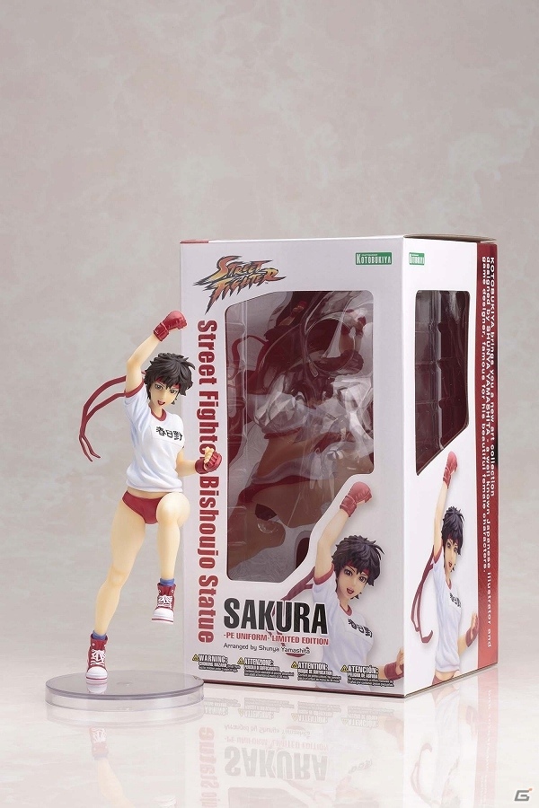 「STREET FIGHTER美少女」シリーズに海外イベント限定アイテムの「さくら-体操着-」が登場―コトブキヤ直営店にて発売中！の画像1