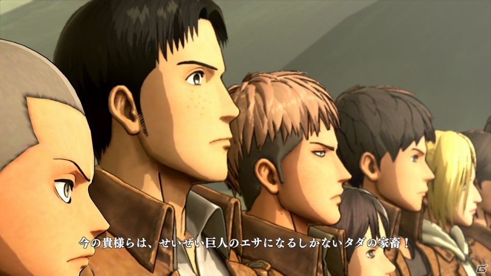 PS4/PS3/PS Vita「進撃の巨人」訓練兵団や各巨人を一挙紹介！多種多様な戦闘アクション、日常イベントなどもピックアップの画像30