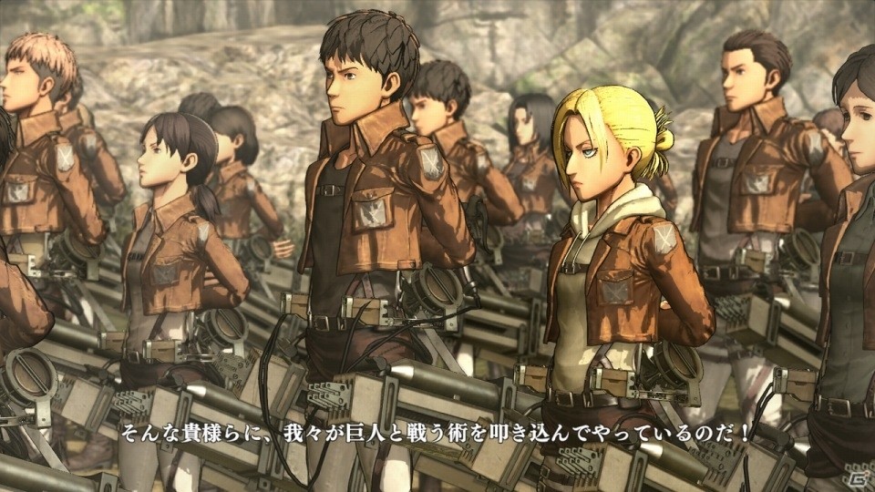PS4/PS3/PS Vita「進撃の巨人」訓練兵団や各巨人を一挙紹介！多種多様な戦闘アクション、日常イベントなどもピックアップの画像31